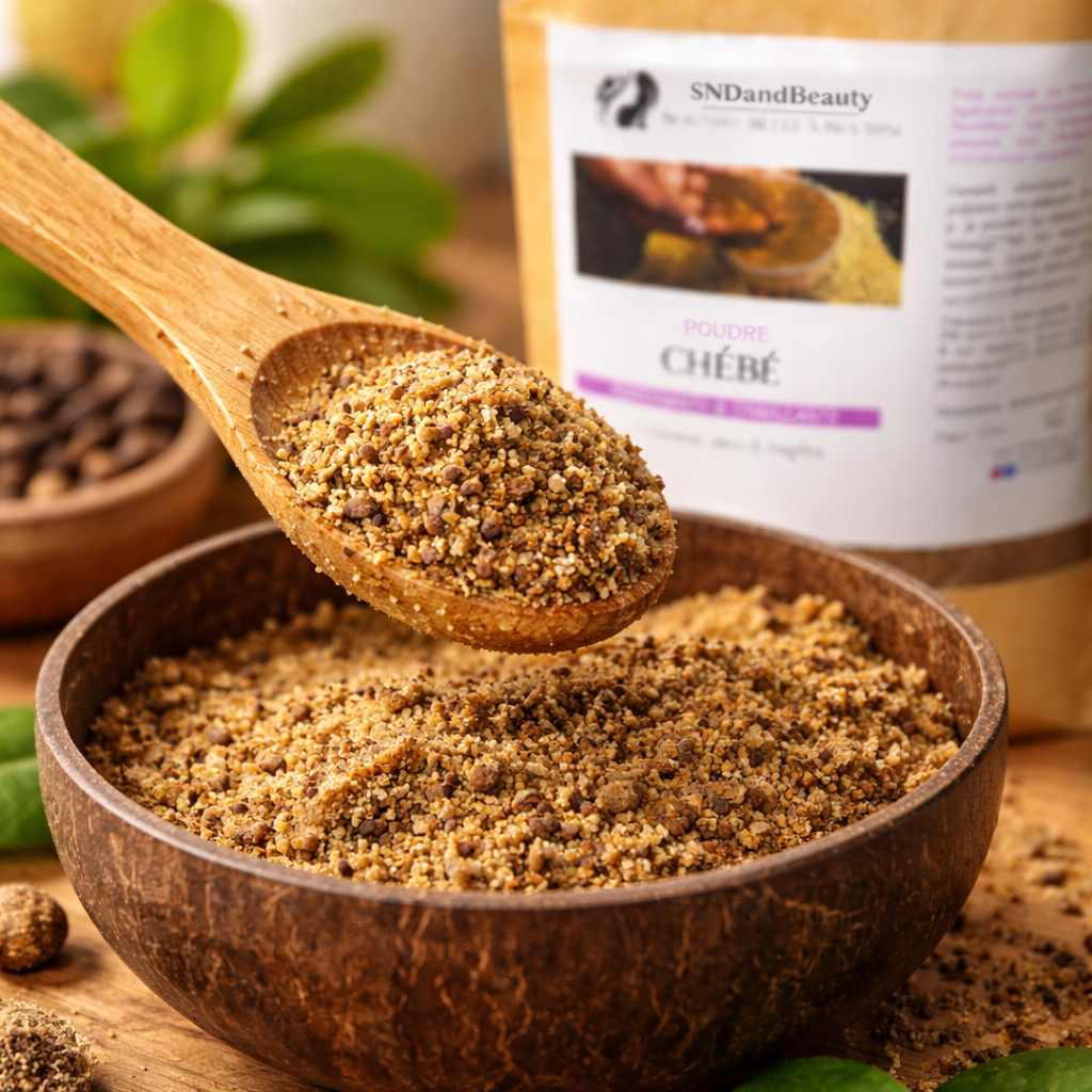 Poudre de CHEBE 100% PREMIUM AUTHENTIQUE du TCHAD 20G Fortifiante et stimulante Produits de beauté  